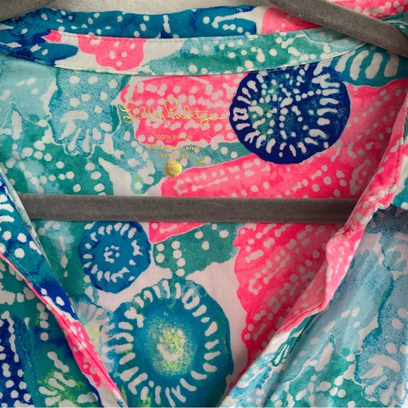 Lily Pulitzer Lillith Tunic Dress In Multi Boho Batik - Picture 2 of 8